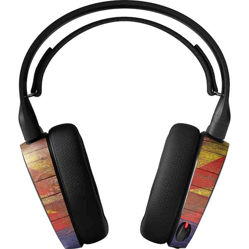 Arizona Flag Dark Wood SteelSeries Arctis 3 Skin